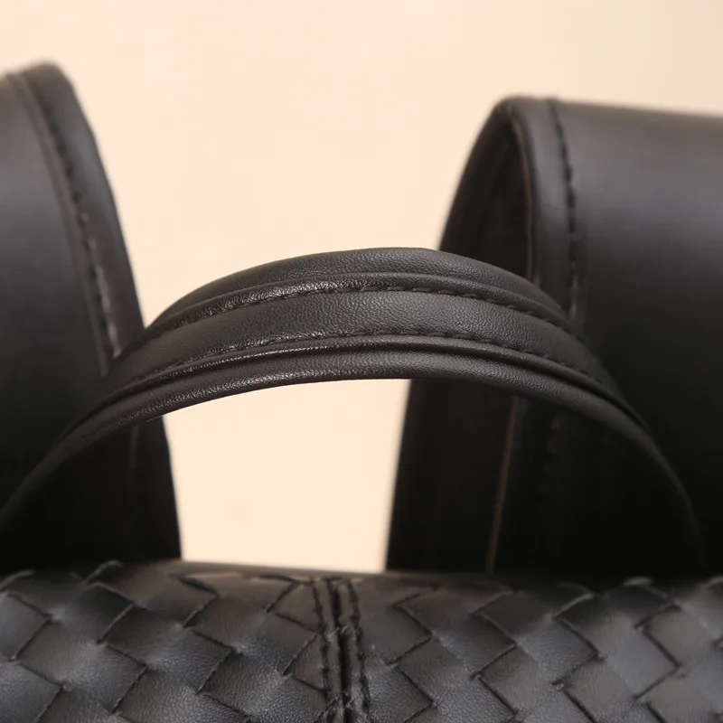 Мужская кожаная сумка kaisilidi с вышивкой двойная через плечо модный рюкзак из