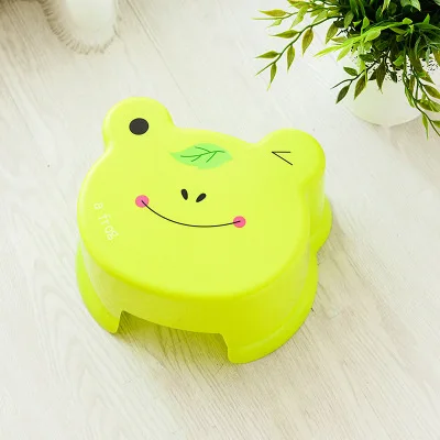 

Cute living room thick plastic small stool bathroom bath bench cartoon children's toddler stool shoe stool low chair