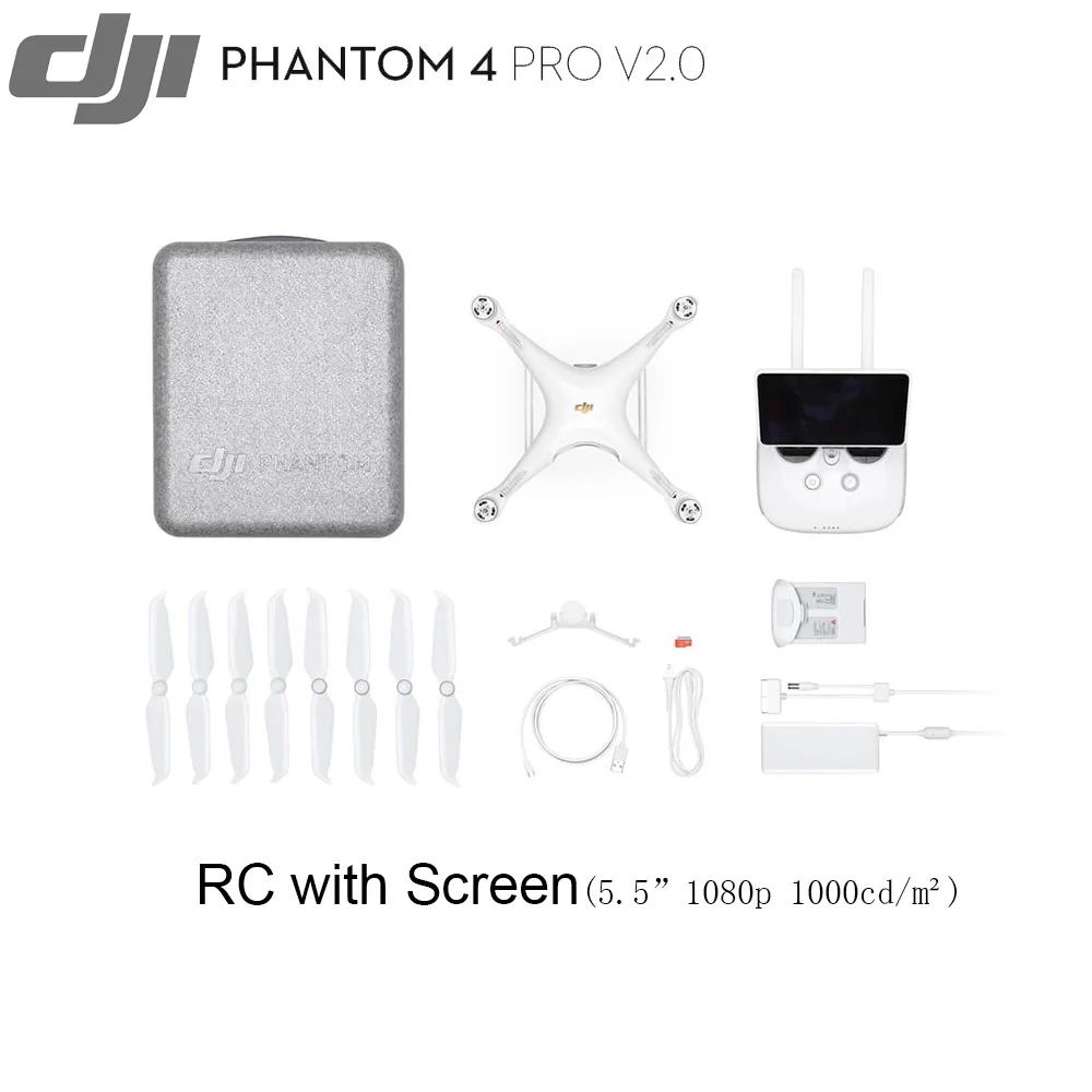 DJI Phantom 4 Pro V2.0 drone 1 дюймовый CMOS датчик 20 МП 4K HD камера в наличии Drones|Квадрокоптеры с