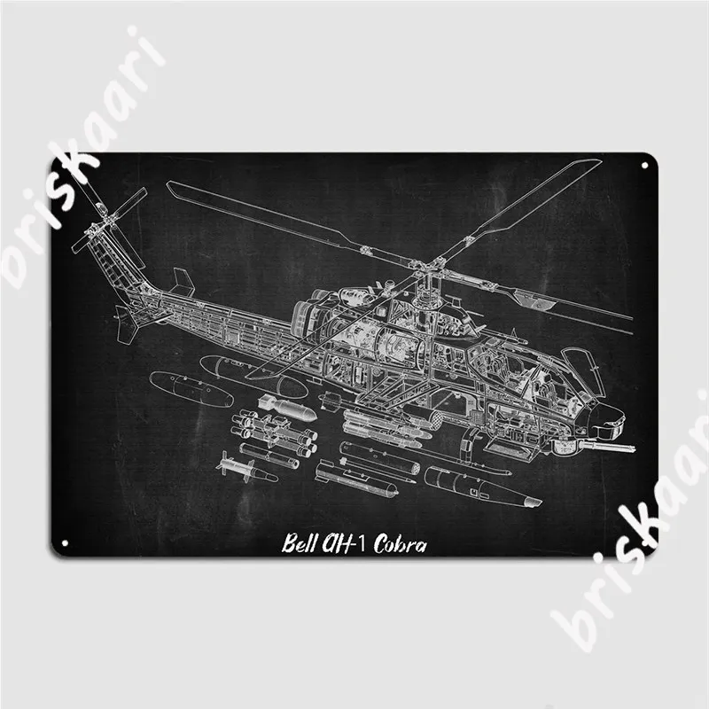 

Колокольчик Ah1 Cobra, металлический знак, кинотеатр, искусственная стена, жестяной знак, постер