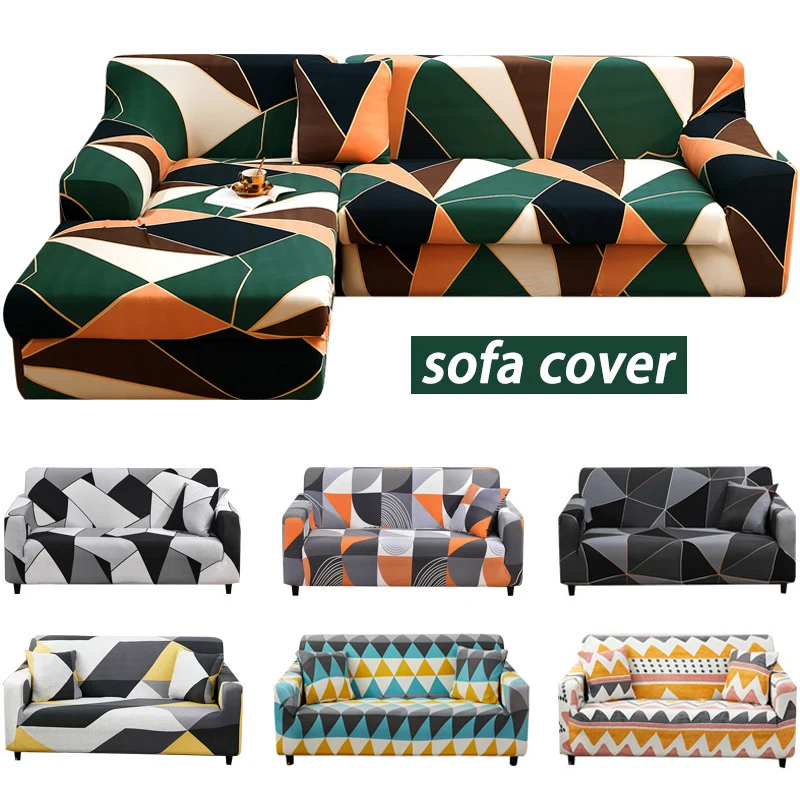 

Stretch Sofa Cover Sofa Corner Couch Elastic Couch Cover For Sofa Slipcovers For Living Room 1/2/3/4-Seater Nordic Sofa Cover
