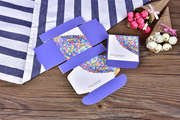 Новинка 50 шт. Весенняя бумажная коробка с цветами в качестве мыла свечи печенья