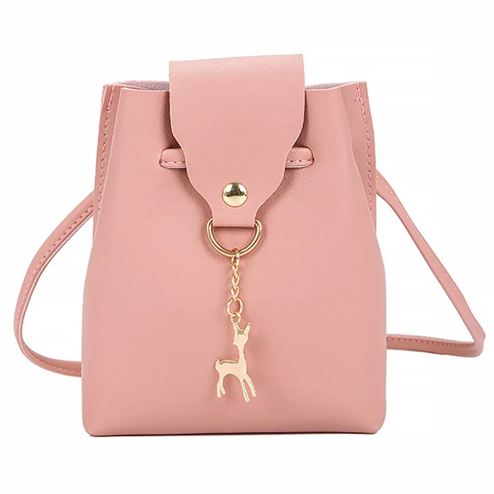 

Women Travel Dating Bucket Type Casual Multipurpose Shopping Fashion Portable Single Shoulder Crossbody Mobile Phone Bag