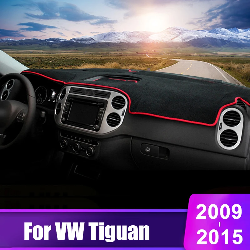 Чехол для приборной панели автомобиля Volkswagen VW Tiguan MK1 2 MK2 2009 2010~2012 2013 2014 2015 2016 2017 2018 2019 2020.