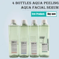 newest aqua peeling solution 4 bottles 500ml per bottle aqua facial serum hydra dermabrasion facial serum for normal skin