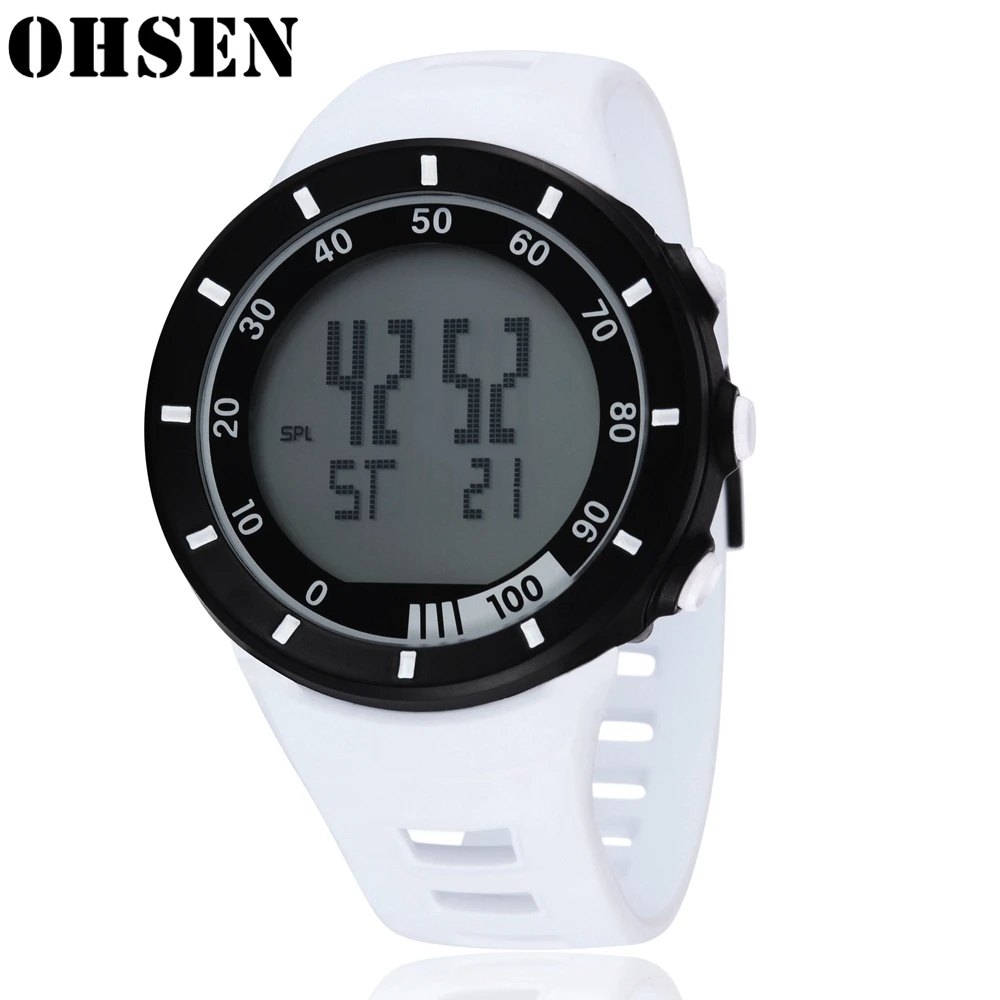 

Наручные часы OHSEN Reloj Депортиво цифровые часы Для мужчин s спортивные часы электронные светодиодный часы мужские наручные часы Для мужчин ча...
