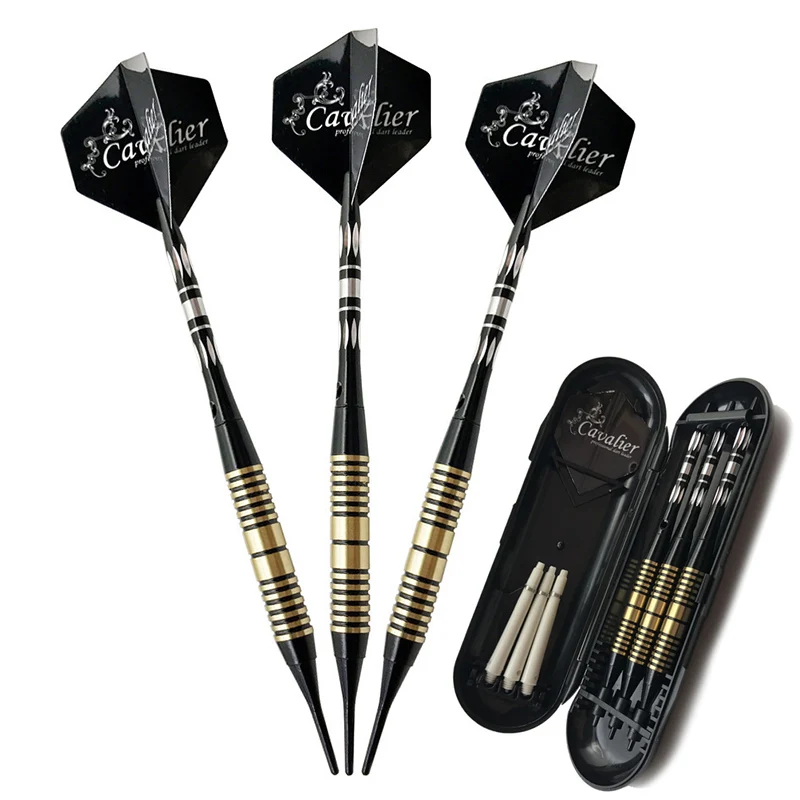 3 шт. 18 г электронная Дротика Мягкий Нейлоновый наконечник латунный ствол