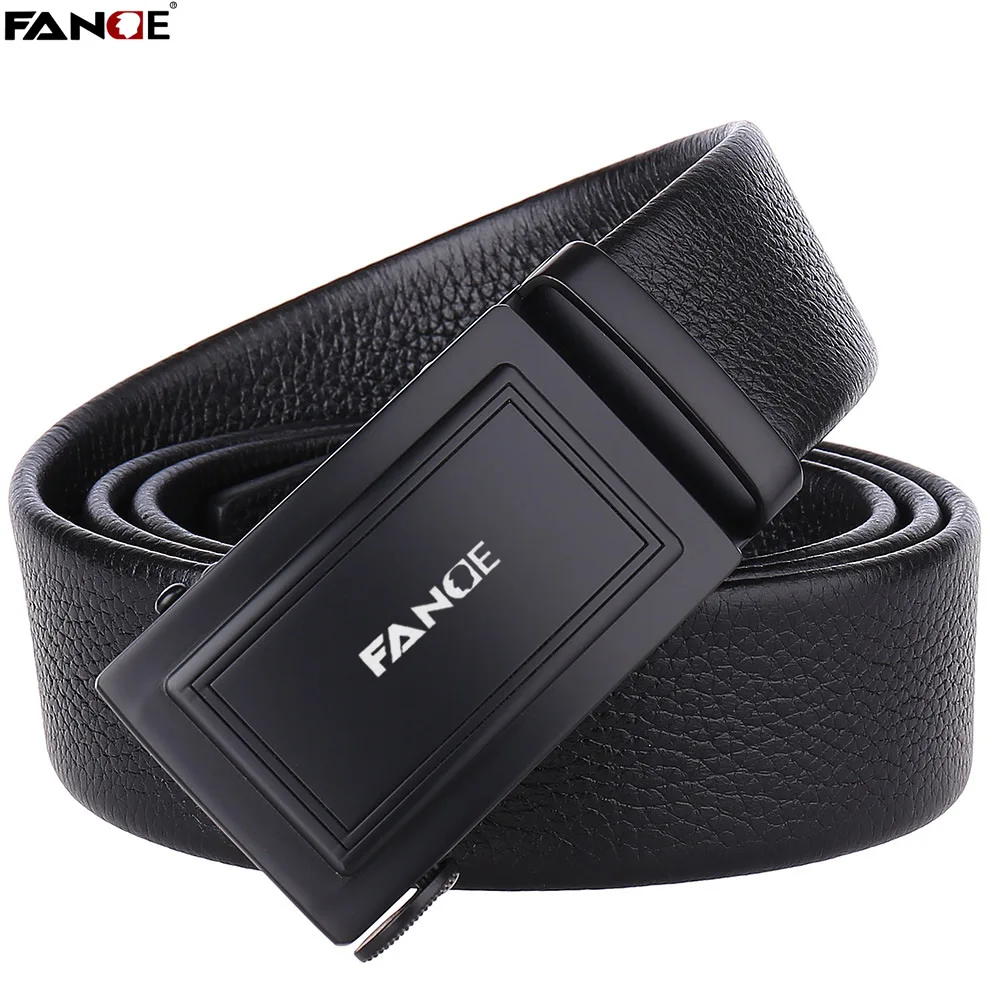 

FANGE mens belt genuine leather luxury high quality men belts leather for jeans reversible male slide ratcher dress pants FG2514