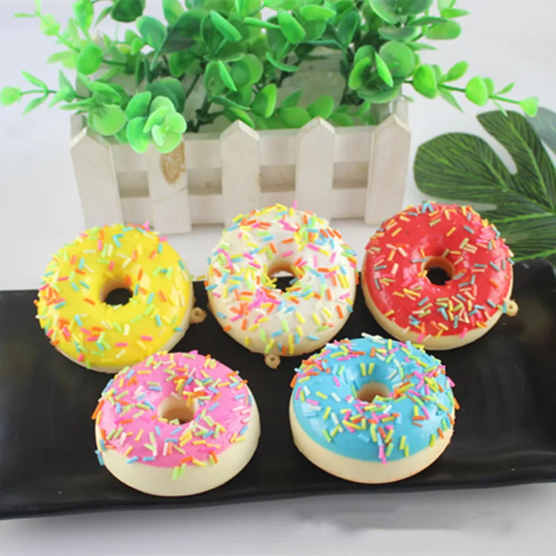 Squeeze Toys Gift Donut Pinch Lovely Cartoon Slow Rebound Doughnut For Children Color Random Decompression | Игрушки и хобби