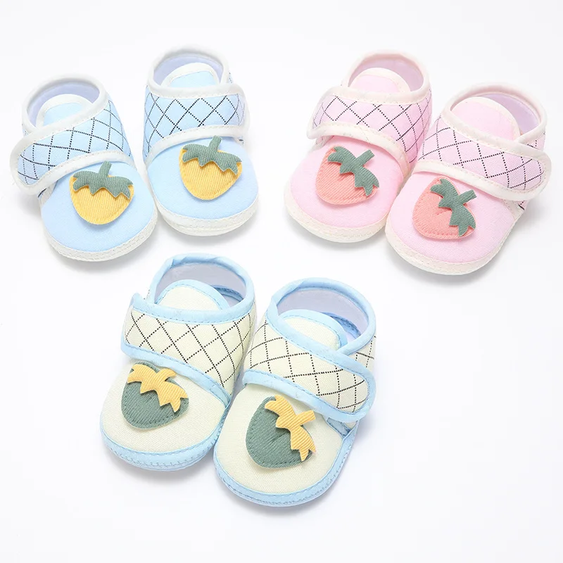 

New Spring And Autumn Soft Face And Soft Bottom Newborn Walking Shoes Lovely Baby Shoes Baby Products