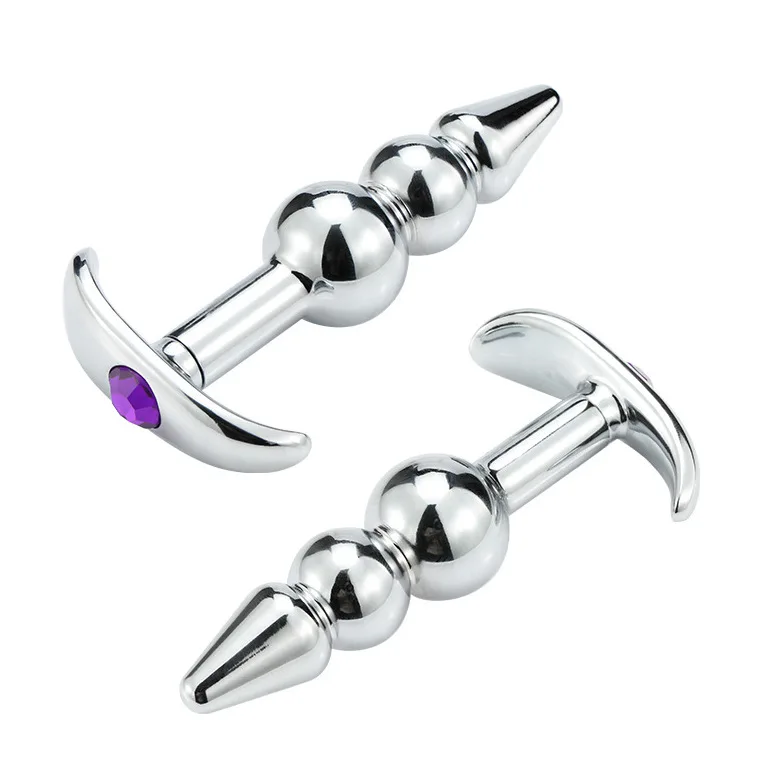 Анальная пробка GPOINT из нержавеющей стали металлический вагинальный