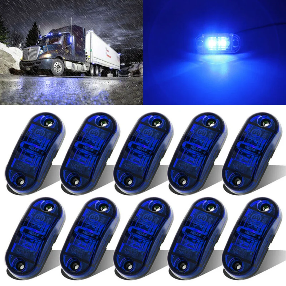 

10pcs Side Marker Light LED Side Marker Light Camping Trailer Lamp Waterproof