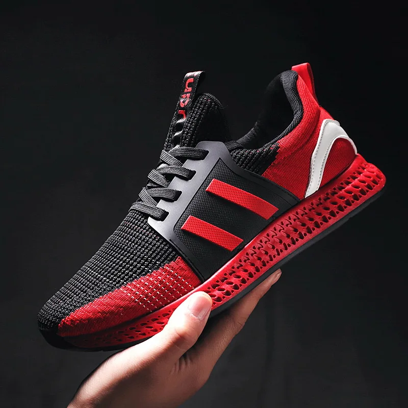 

Мужские кроссовки для бега, синие легкие кроссовки из сетчатой ткани, дышащие, повседневная спортивная обувь, подходящие цвета, новинка 2021