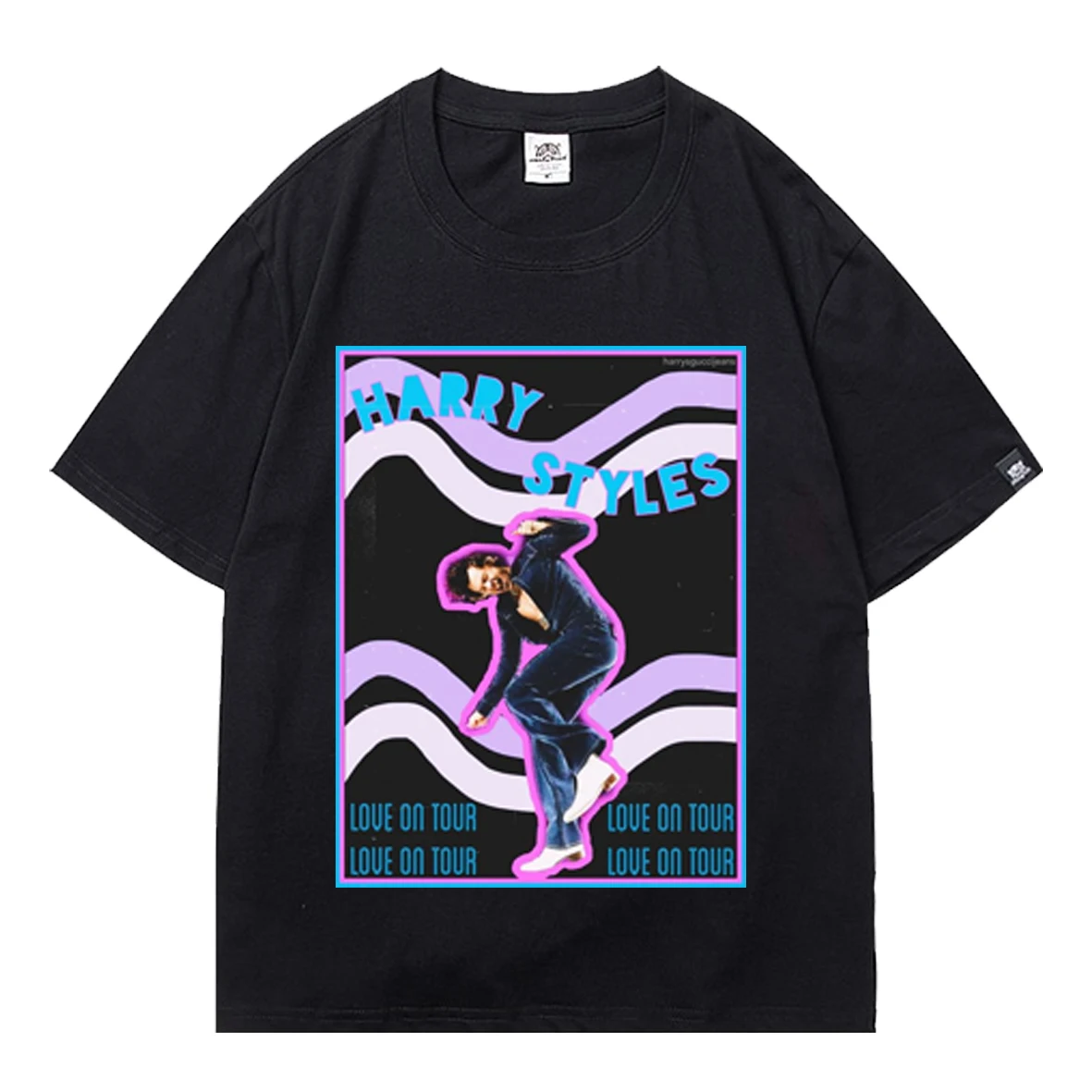 

Kawaii Cartoon Harry Printed Top Women Y2k Anime Street Tops Short Sleeve T-shirts Tees Women's T-shirt Oversized T-shirt