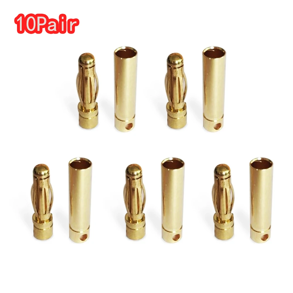 4 мм позолоченная вилка типа банан высококачественный штекер папа мама модель