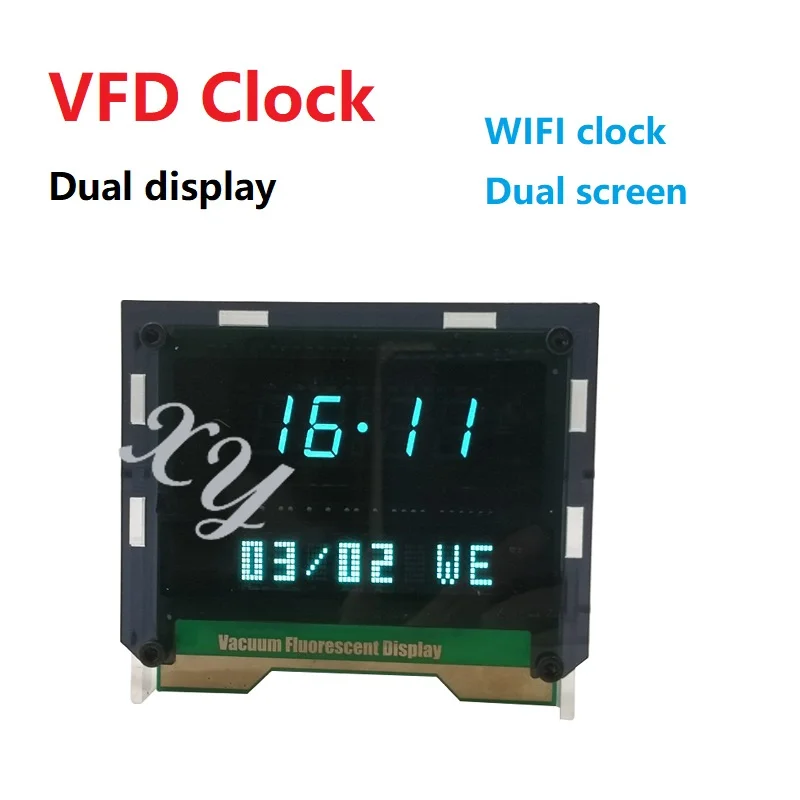 Часы VFD с Wi-Fi часы таймером цифровой светодиодный дисплей времени дата/неделя