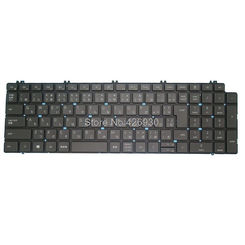 Клавиатура для ноутбука DELL для Precision 7750 7550 японская JP JA черная без подсветки Новинка