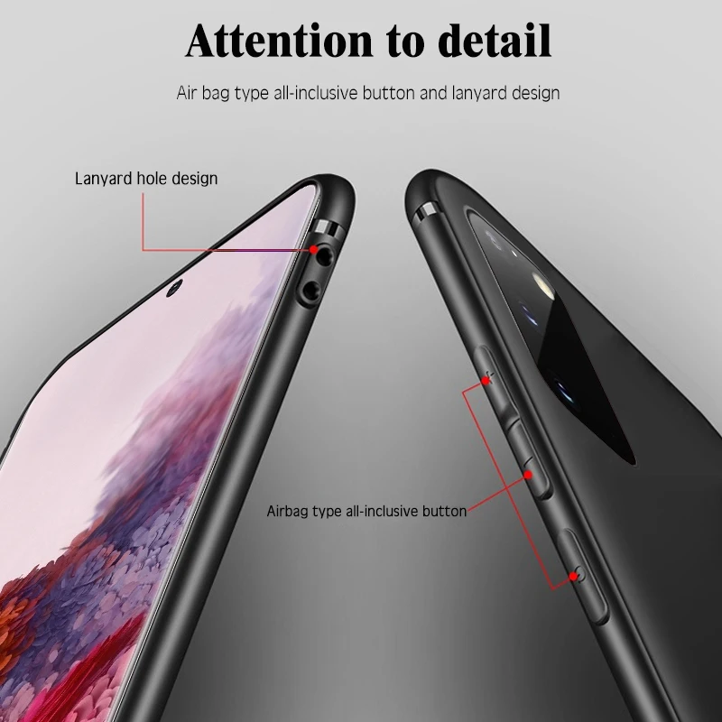 Ультратонкий дышащий Твердый чехол для Samsung Galaxy S20 S20U S10 S10E S9 S8 Plus Note 10 9 8 Pro