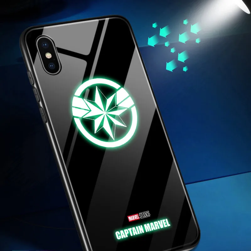 Для Samsung Galaxy A31 A01 A51 A71 A81 A91 светящийся чехол из закаленного стекла с изображением