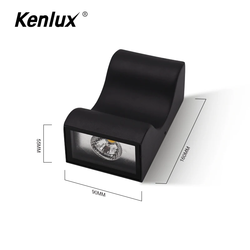 Настенный светильник светодиодный алюминиевый в скандинавском стиле для