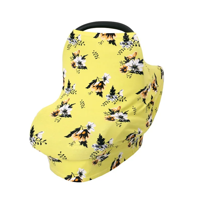 

Multifunction Stretchy Baby Car Seat Cover Nursing Cover Breastfeeding Cover Shopping Cart Grocery Trolley Covers Carseat Canopy