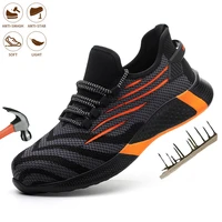 mens safety shoes steel toe cap breathable outdoor steel toe footwear industrial and construction advisable shoes
