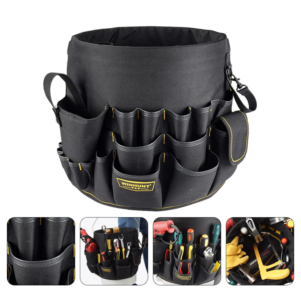 

Multi-functional Tool Bag Gardening Tools Bucket Organizer with Pockets