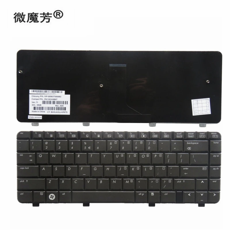 Английская клавиатура для ноутбука HP Pavilion DV4-1000 DV4-1103TX DV4-1020 1428 DV4-1100 черная или