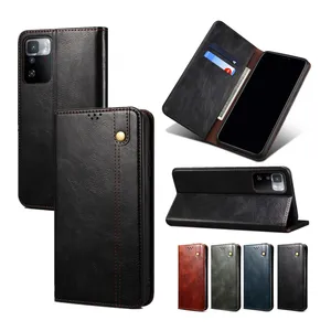 Pu Leather Case For Xiaomi Mi Poco X3 Gt M3 F3 11 Ultra Pro 10t Lite 5g
10s 11i Case Classic Men Magnetic Flip Card Holder Cover