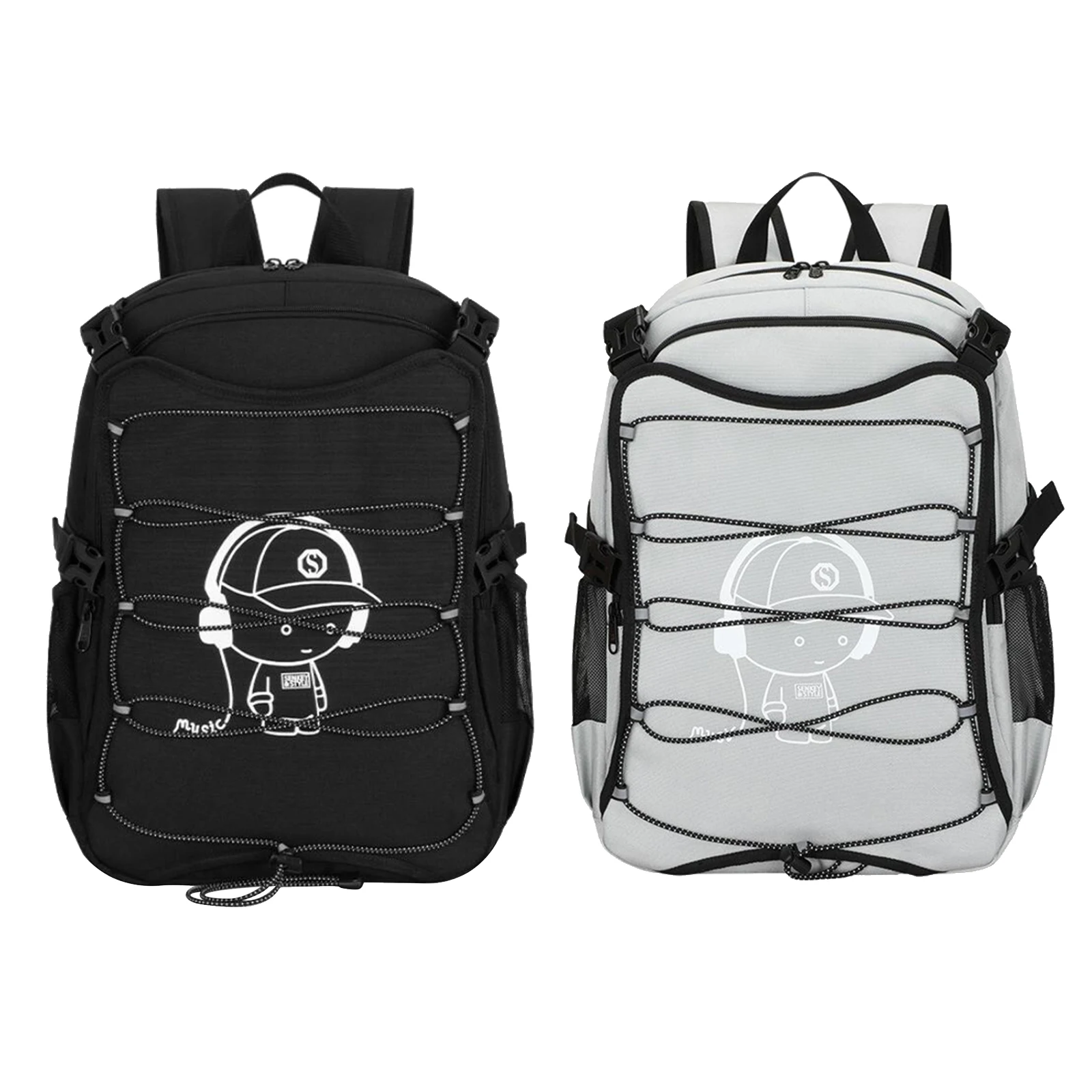 

Male Tote Daypack Skates Backpack Container Carrier] College School Doctor Casual Work Computer Bags