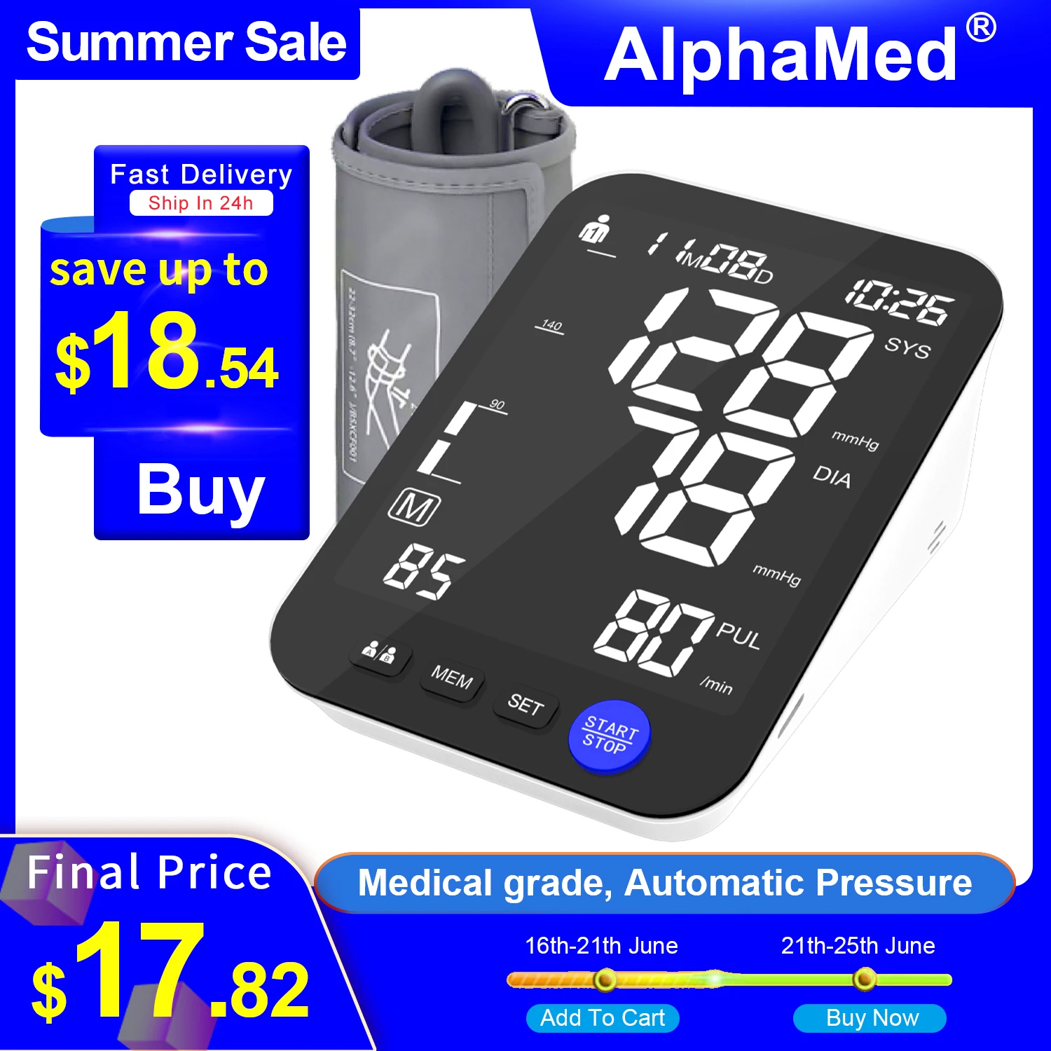 2021 новый дизайн верхний монитор артериального давления на руку Смарт приборы для