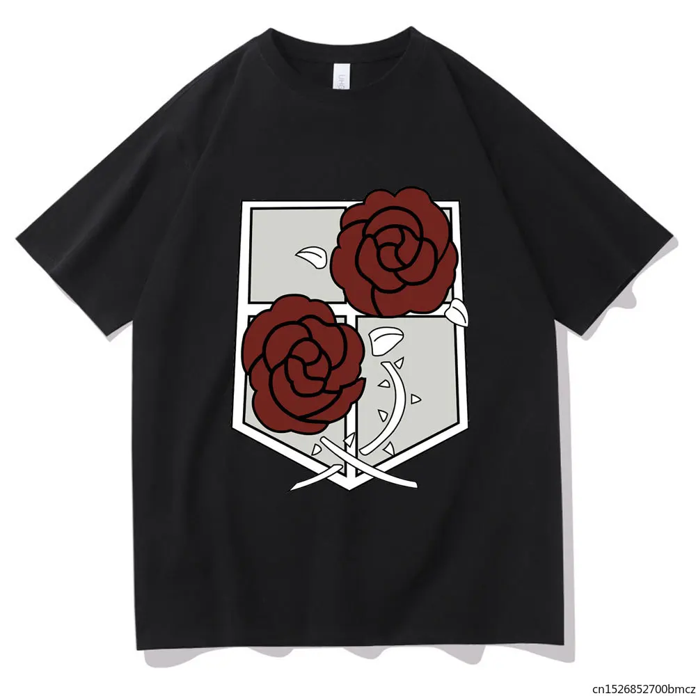 

Harajuku WoWomenga Attack on Titan Pattern T Shirt Summer Women Short Sleeve Tee Casual Tops