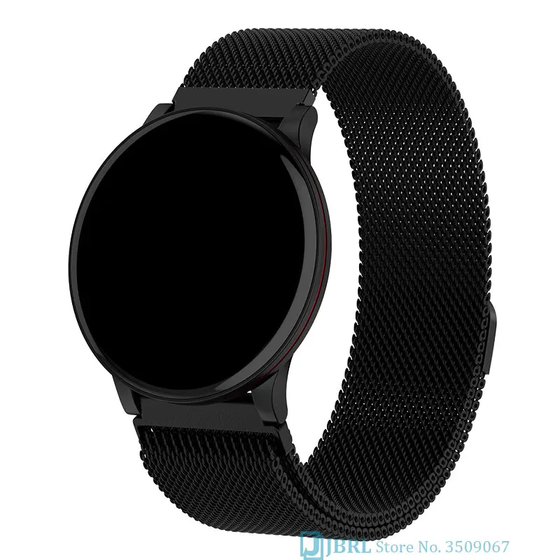 Круглые смарт браслет Для мужчин женщин Smartband для Android IOS Фитнес трекер