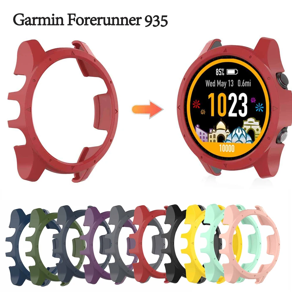 Чехол для часов для Garmin Forerunner 935, защитный Смарт-часы, браслет с циферблатом, противоударный чехол с защитой от царапин, унисекс, цветной