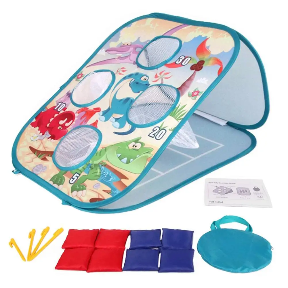 

Score Hole Toss Game Portable PVC Framed Score Game Set With Sandbag Board Bean Bags For Children Adults Outdoor Have Fun