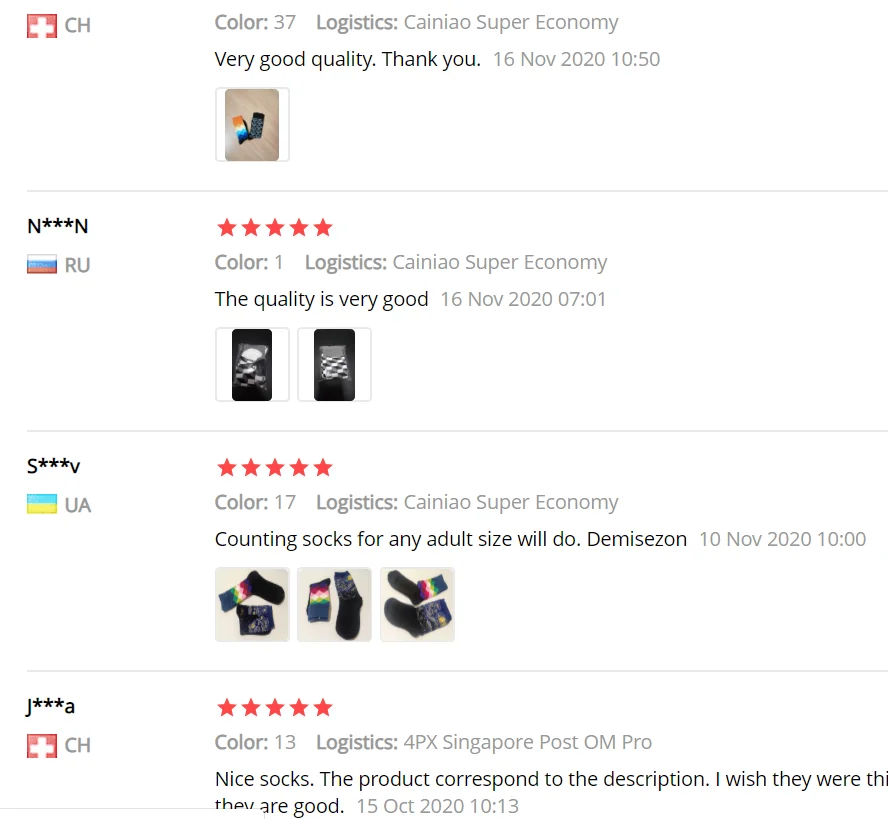 New Funny Cotton Socks 5/8/12 Pairs Per Set Women's Autumn and Winter Thickened Diamond Shaped Socks