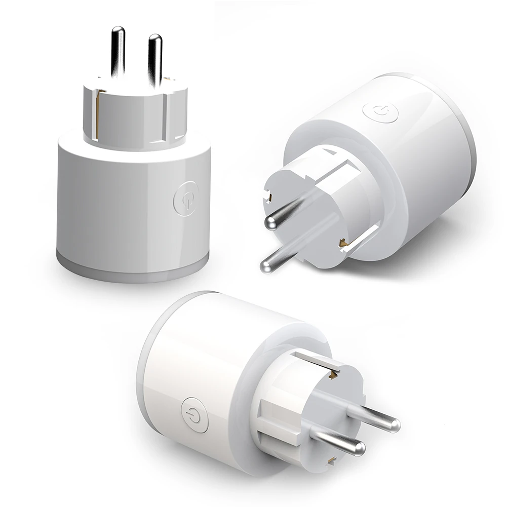 4 типа штепсельной вилки RGB wifi умная вилка с монитором питания Беспроводная