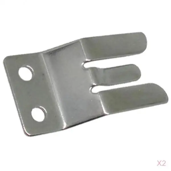 Слитный зажим для микрофона из нержавеющей стали 2 шт. УКВ CB микрофона|Морское