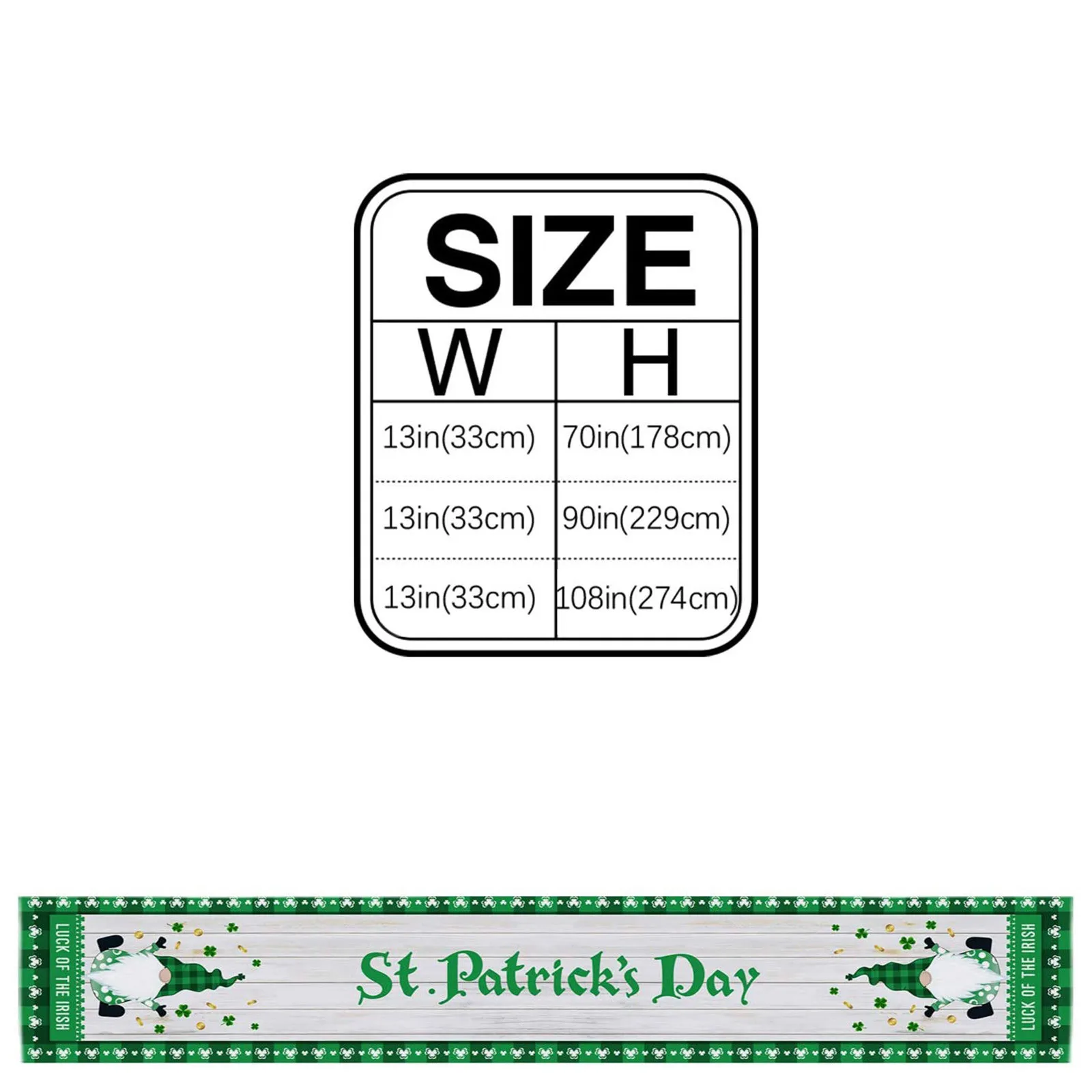 1 шт.. Ко Дню Святого Патрика печатных скатерть Водонепроницаемый прямоугольник