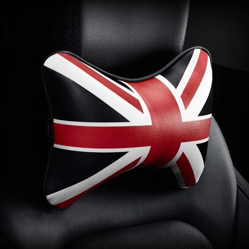 Подушка для подголовника автомобиля Leopard Union Jack подушка поддержки подножки BMW Mini