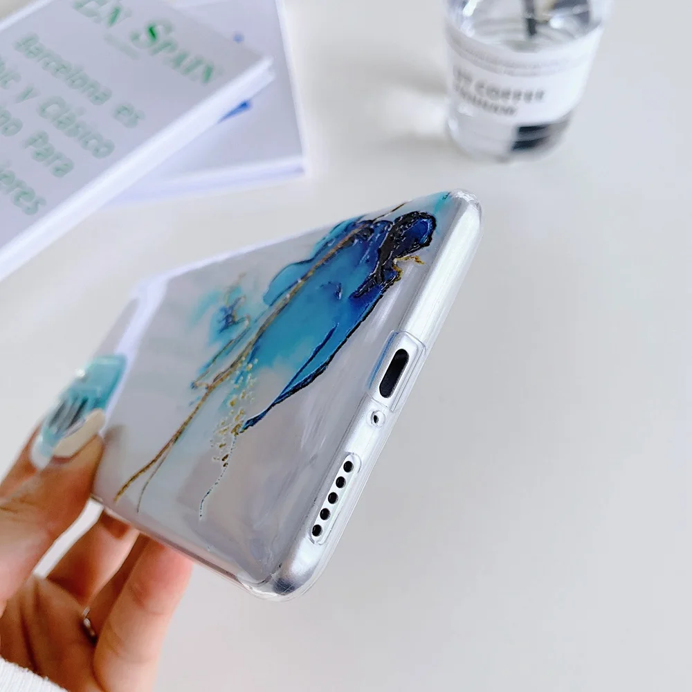 watercolor painting phone case for xiaomi mi 11 ultra mi11 lite cover clear case for xiaomi poco x3 pro nfc m3 cover coque funda free global shipping