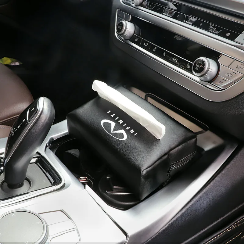 Автомобильная коробка для салфеток кожаный держатель солнцезащитный козырек