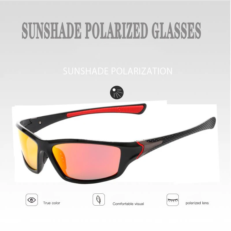 

2021 New Anti-fall Polarized Sunglasses Men Driving Fishing Cycling Glasses Outdoor Sports UV Protection Women's Sunglasses