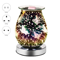 promotion 3d contact butterfly aromatherapy machine glass electric wax melt warmer warmer essential oil aromatherapy lamp