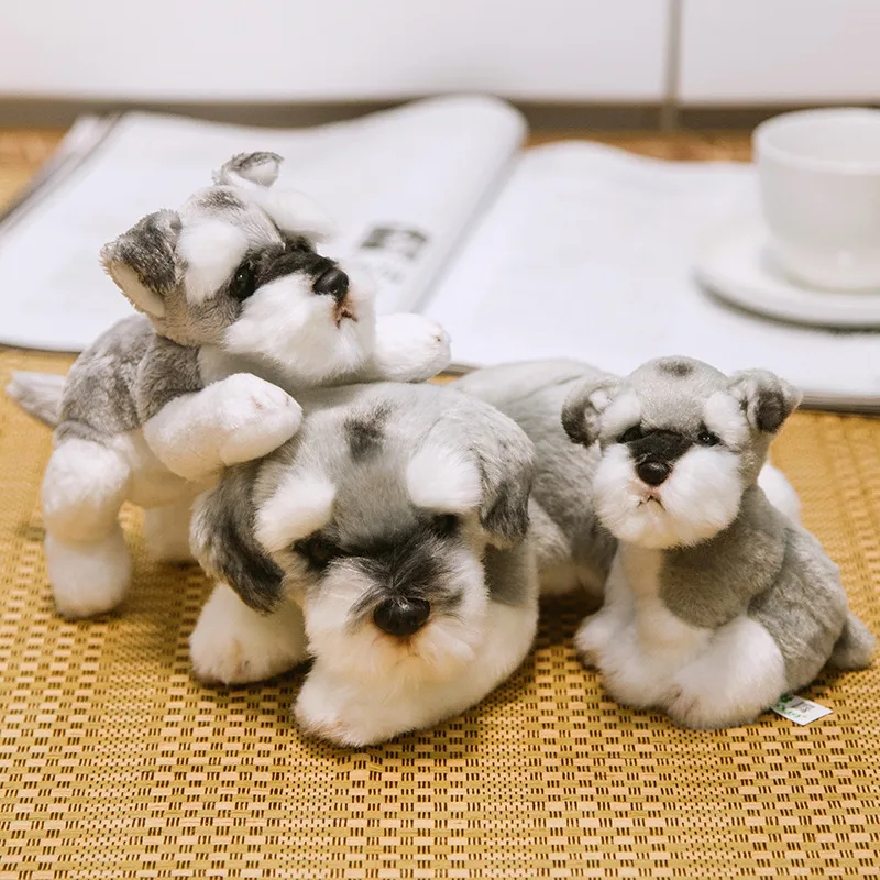 Simulation Schnauzer Plush Doll Corgi Children Sleep with The Dog Toy Kawaii | Игрушки и хобби