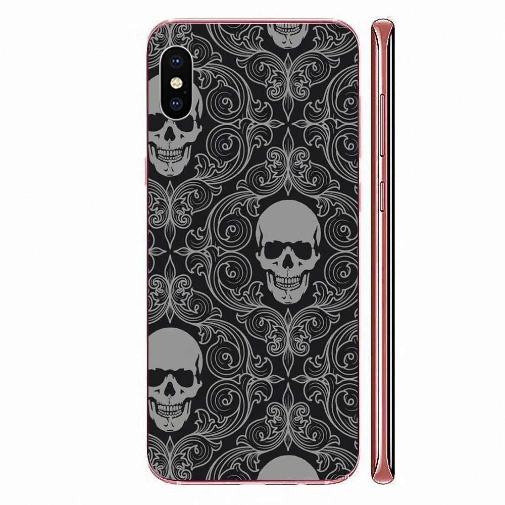 Роскошный защитный чехол для телефона с рисунком черепа Xiaomi Mi CC9 CC9E 9T mi10 mi9 mi8 note 9 10