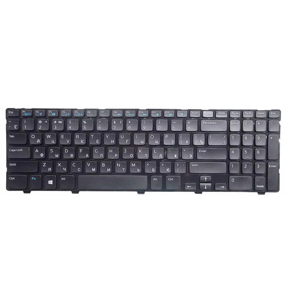 Сменная клавиатура для ноутбука Dell Inspiron 15 3521 15R 5521 Стандартная США/РФ azerty - купить