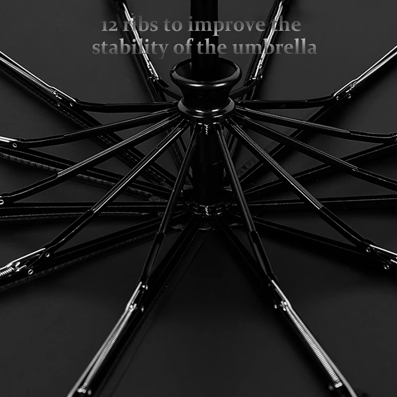Лидия полностью автоматический зонт для мужчин Три складной мужской