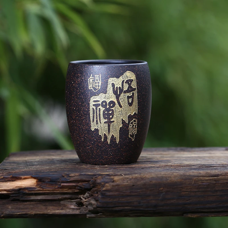 Vintage Tea Cup 120ml Purple Clay Teacup Chinese Kung Fu Set Teaware Master Coffee Mug Creative Cups Teacups Decor Crafts | Дом и сад