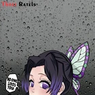 Three Ratels FC207 3D наклейка для ноутбука Kanao Tsuyuri Kimetsu No Yaiba